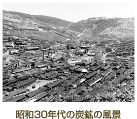 昭和30年代の炭鉱の風景